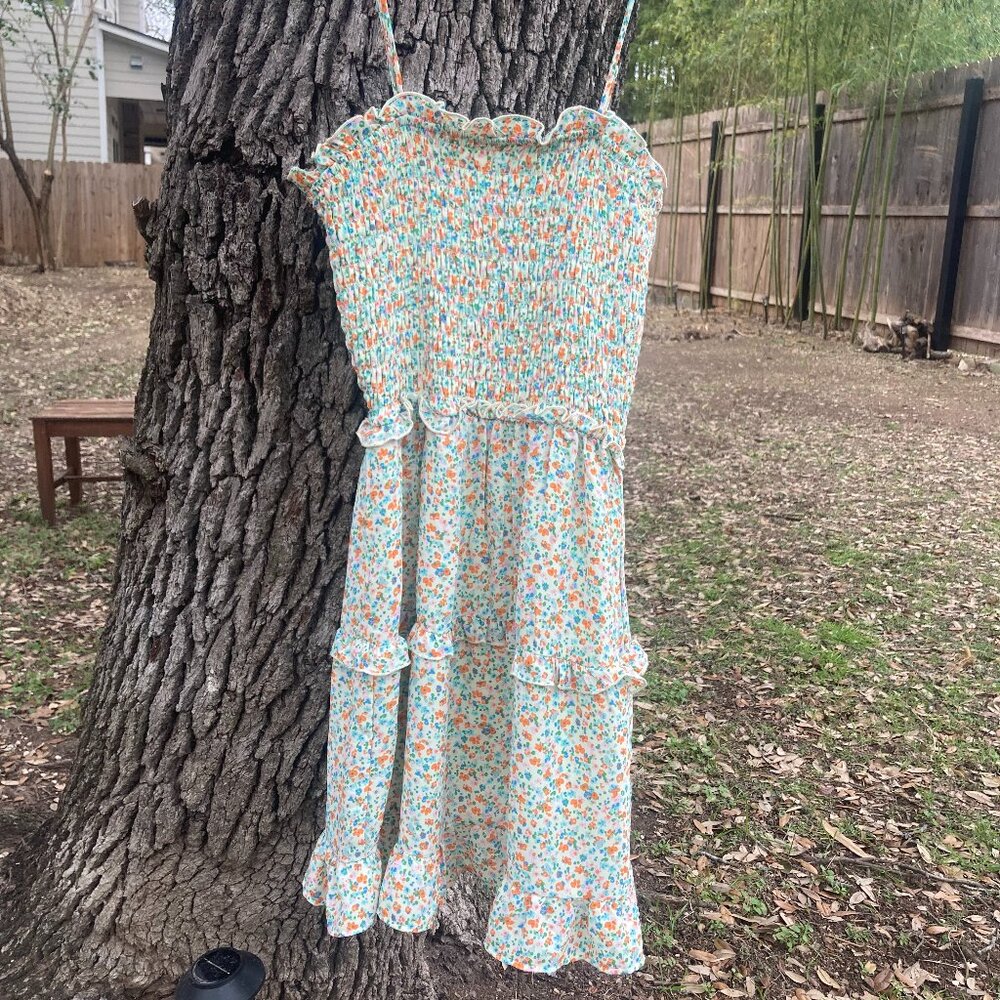 Jessica Simpson Frilly Ditsy Floral Dress